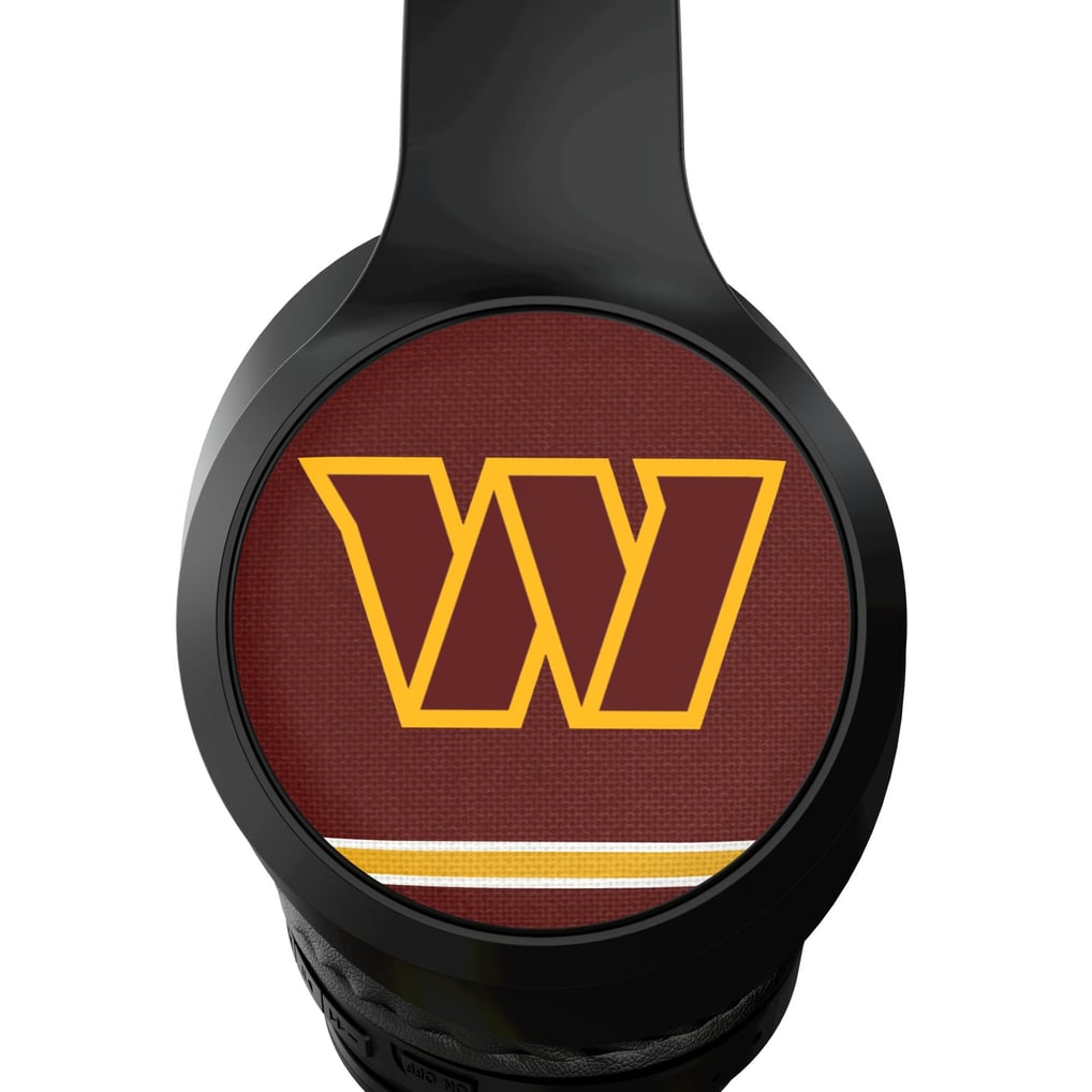 Washington Commanders Keyscaper Stripe Wireless Bluetooth Headphones With Case