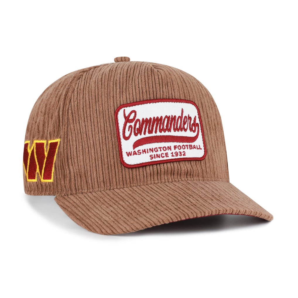 Washington Commanders '47 Corduroy Patch Hitch Adjustable Hat - Brown