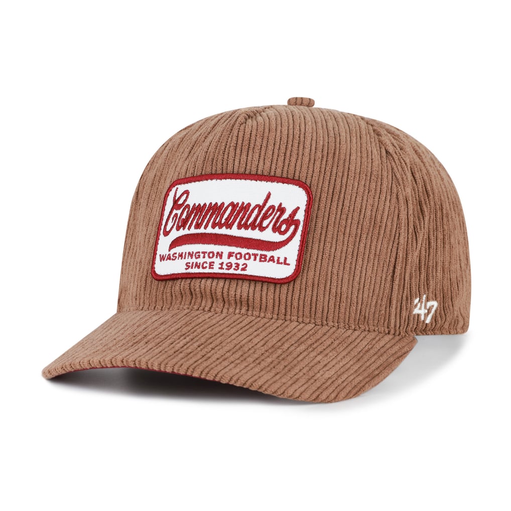Washington Commanders '47 Corduroy Patch Hitch Adjustable Hat - Brown