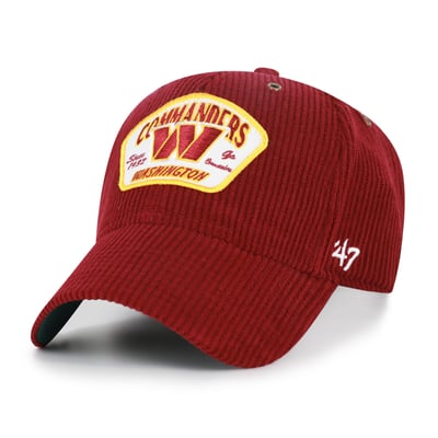 Washington Commanders '47 Accordia Corduroy MVP Adjustable Hat - Burgundy