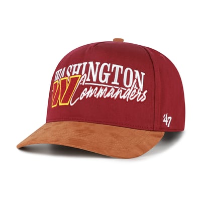 Washington Commanders '47 Scribe Line Hitch Adjustable Hat - Burgundy/Brown