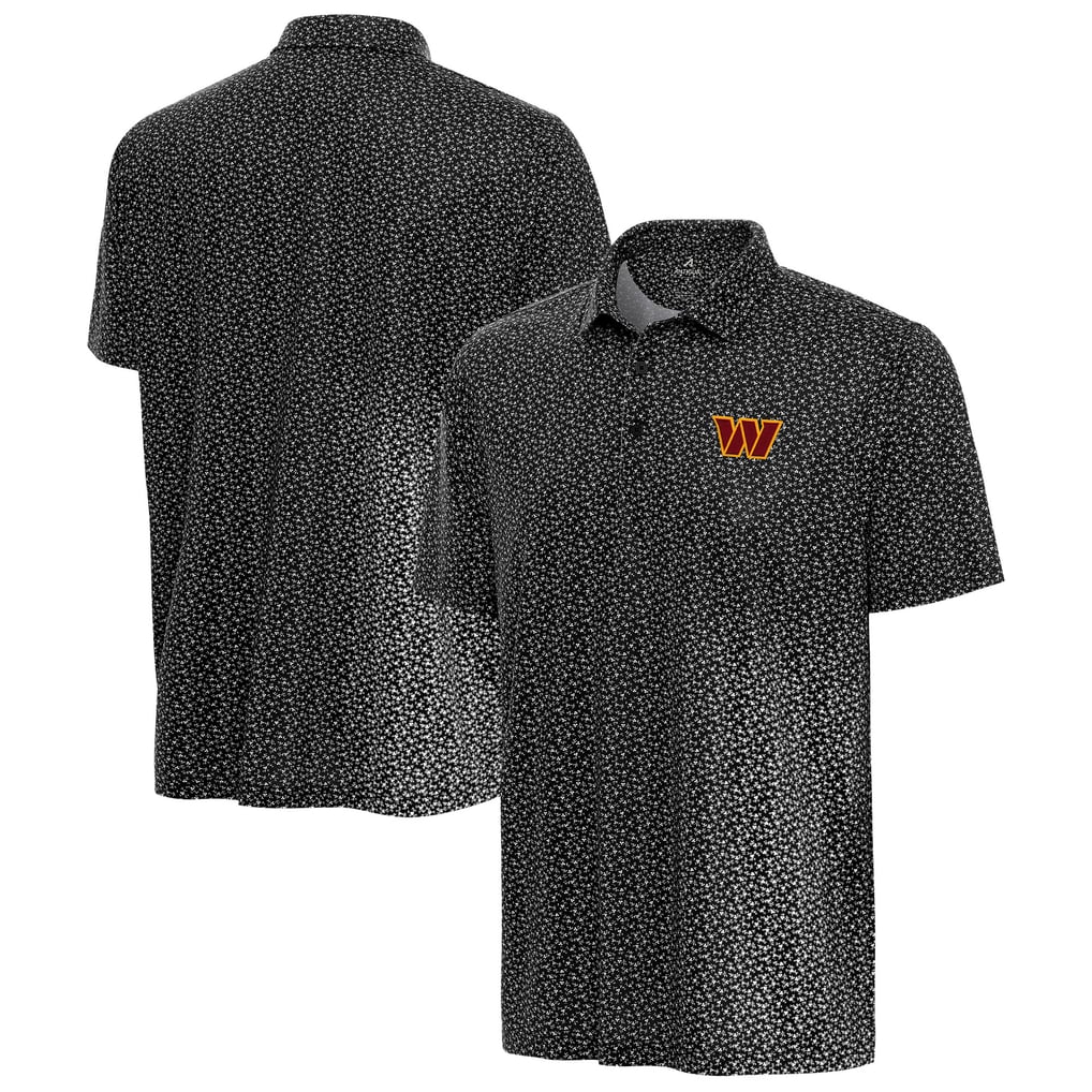 Washington Commanders Antigua Vigorous Polo - Black