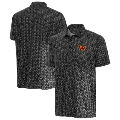 Washington Commanders Antigua Vigorous Polo - Black
