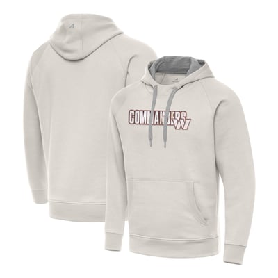 Washington Commanders Antigua Woodland Camo Victory Hoodie - Cream