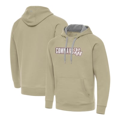 Washington Commanders Antigua Woodland Camo Victory Hoodie - Khaki