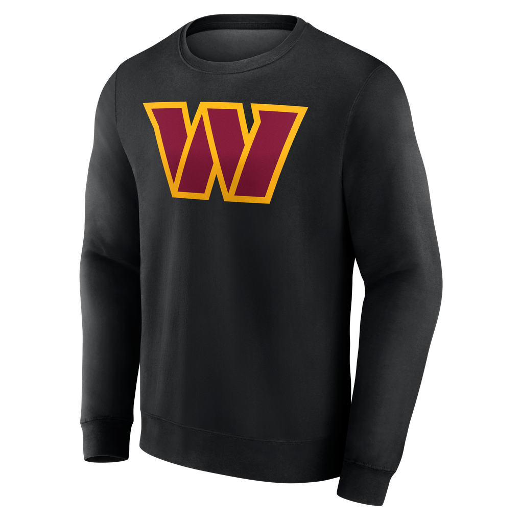 Washington Commanders  Team Authentic Personalized Name & Number Sweatshirt - Black