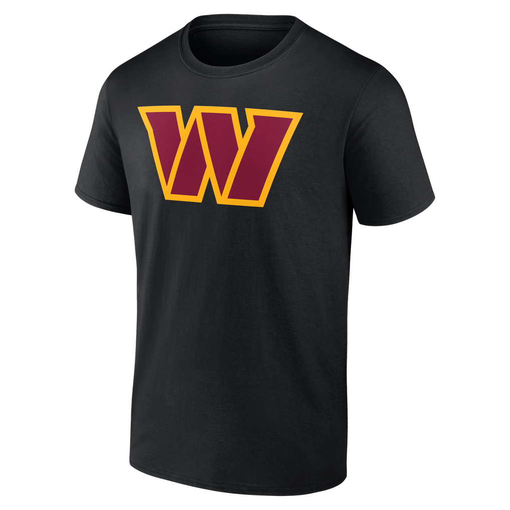 Washington Commanders  Team Authentic Personalized Name & Number T-Shirt - Black