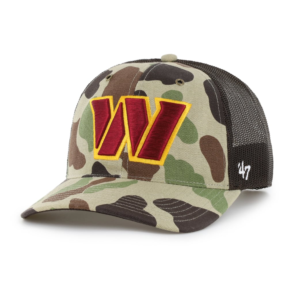 Washington Commanders Carhartt x '47 Adjustable Trucker Hat - Duck Camo