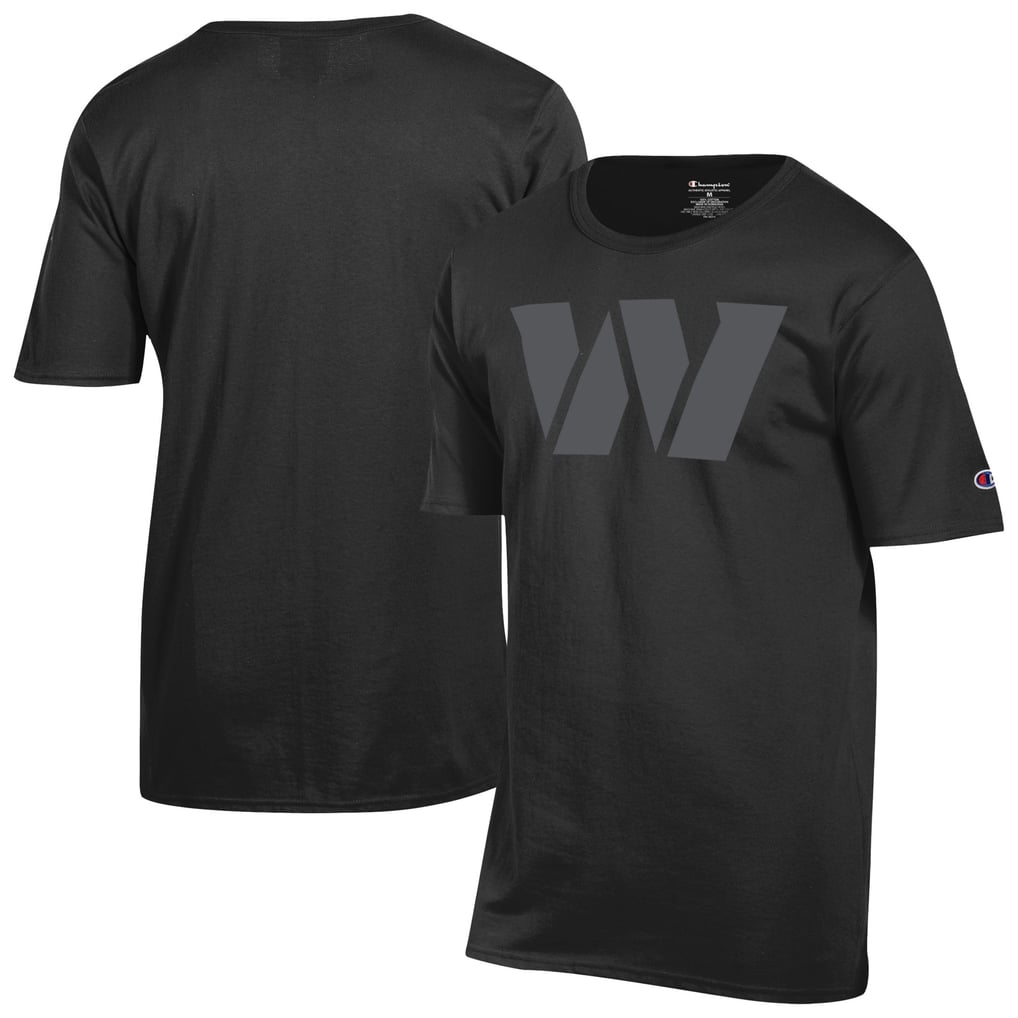 Washington Commanders Champion Tonal Logo T-Shirt - Black