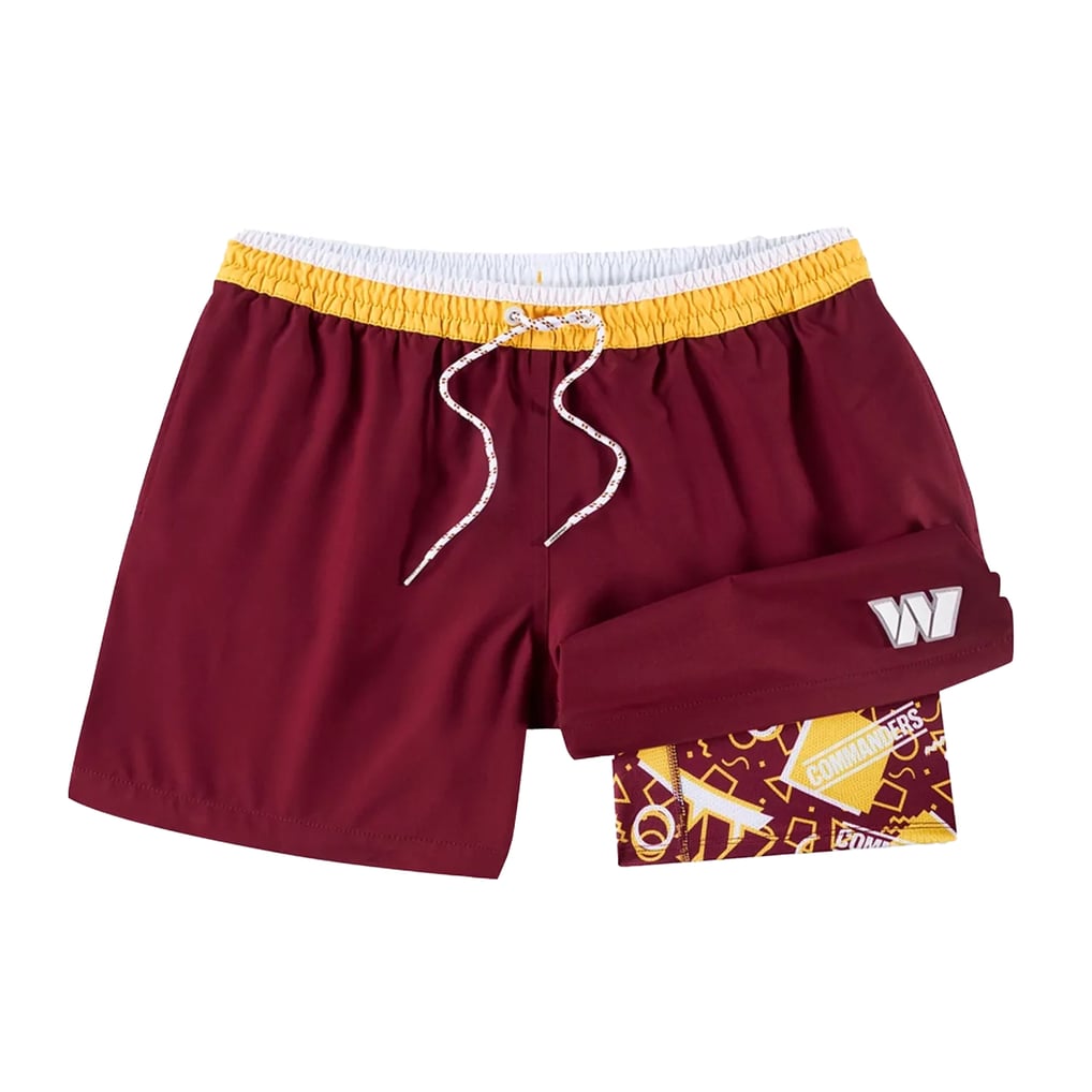 Washington Commanders Chubbies The Secret Lined Swim Trunks - Cardinal