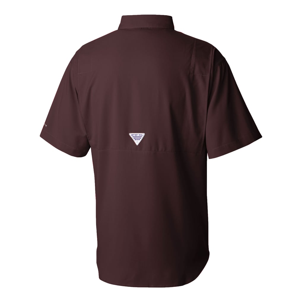 Washington Commanders Columbia Tamiami Omni-Shade Button-Down Shirt - Burgundy