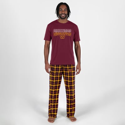 Washington Commanders Concepts Sport Highland Sleep Set - Burgundy