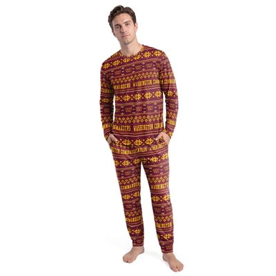 Washington Commanders Concepts Sport Jubilee Long Sleeve T-Shirt & Pant Set - Burgundy