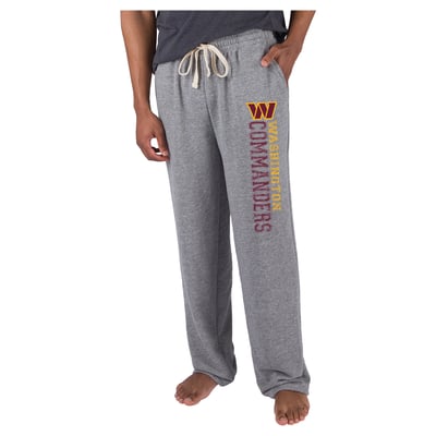  Washington Commanders Concepts Sport Mainstream French Terry Tri-Blend Sweatpants - Gray