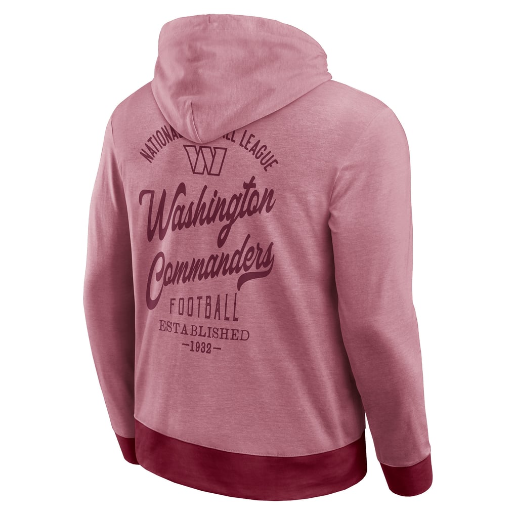 Washington Commanders Darius Rucker Collection by Fanatics Tonal Knit Pullover Hoodie - Burgundy