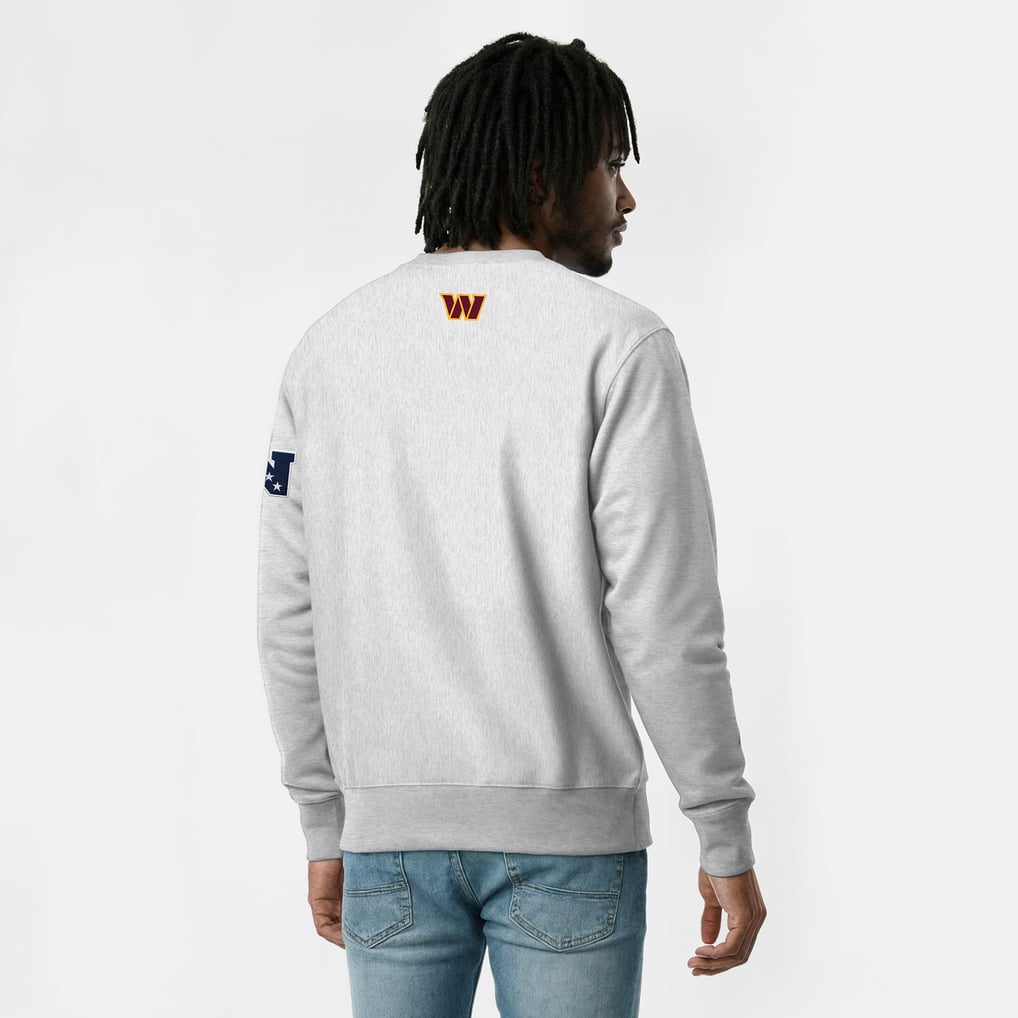 Washington Commanders Disney x Champion Hamm Reverse Weave Sweatshirt - Heather Gray