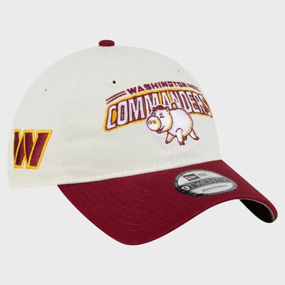 Washington Commanders Disney x New Era 9TWENTY Adjustable Hat - Cream/Burgundy