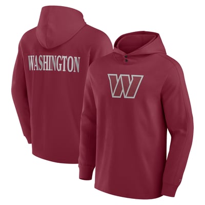 Washington Commanders Fanatics Elements Blaze Tri-Blend Long Sleeve Hoodie T-Shirt - Burgundy