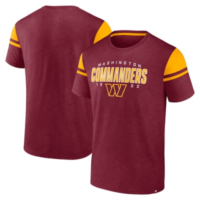Washington Commanders Fanatics Old School Play Slub T-Shirt - Burgundy