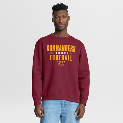 Washington Commanders Fanatics Powerful Throw Legacy Pullover Sweatshirt - Burgundy