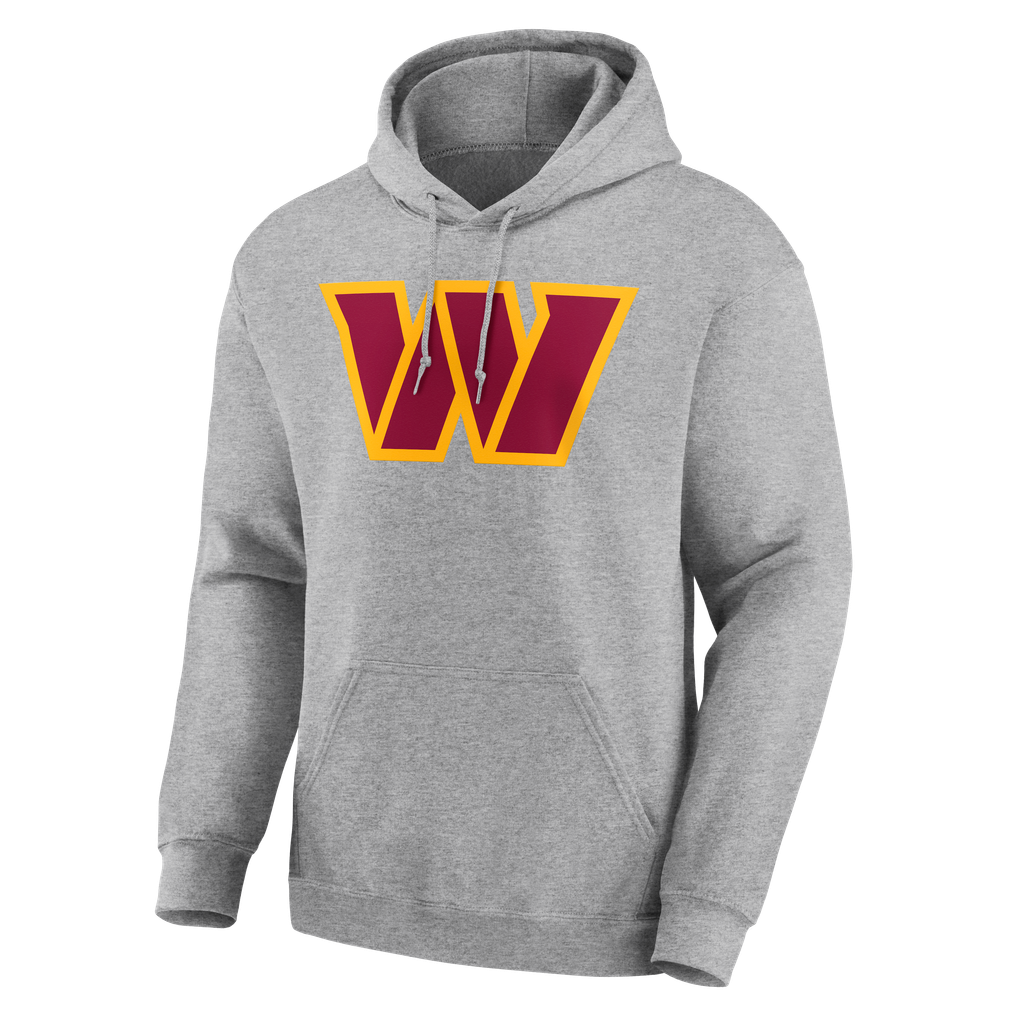 Washington Commanders  Team Authentic Personalized Name & Number Hoodie - Gray