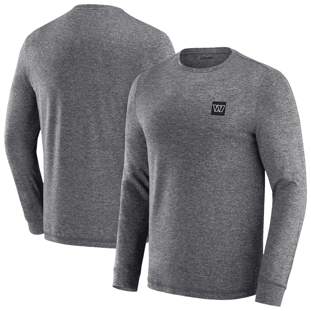 Washington Commanders J. Palmer Four Down Long Sleeve T-Shirt - Heather Black