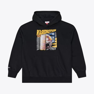  Washington Commanders Mitchell & Ness Core Essentials Street Graphic Fleece Hoodie - Black