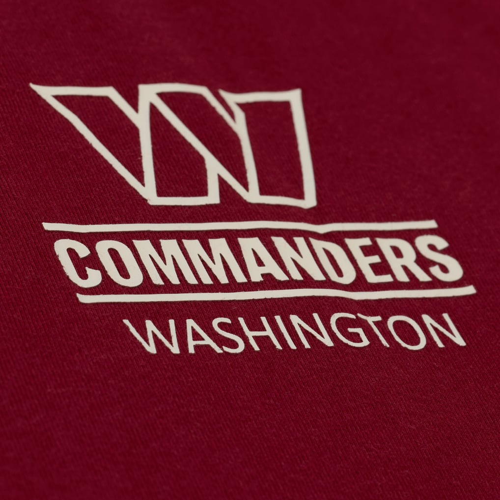 Washington Commanders Mitchell & Ness Core Essentials Micro Logo T-Shirt - Burgundy