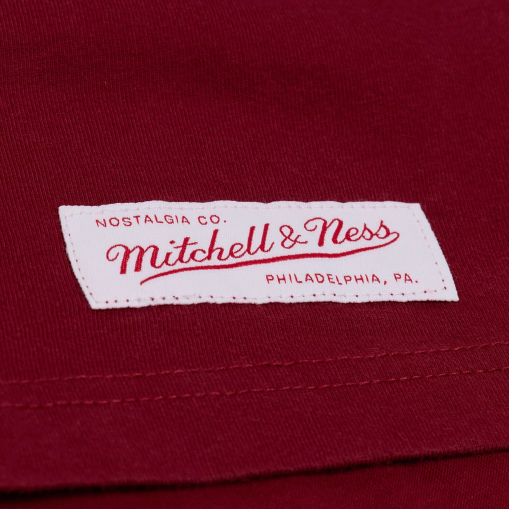 Washington Commanders Mitchell & Ness Core Essentials Micro Logo T-Shirt - Burgundy