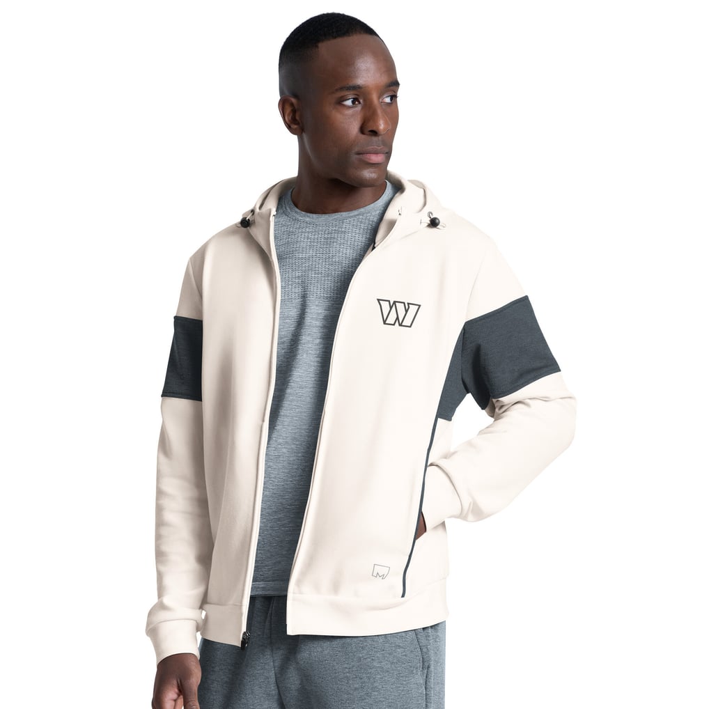 Washington Commanders MSX by Michael Strahan Competition Full-Zip Tri-Blend Hoodie - Cream