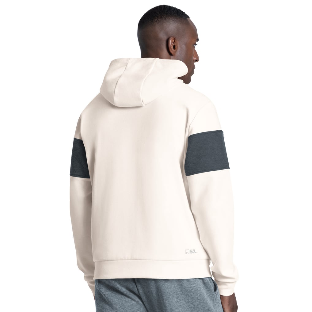 Washington Commanders MSX by Michael Strahan Competition Full-Zip Tri-Blend Hoodie - Cream