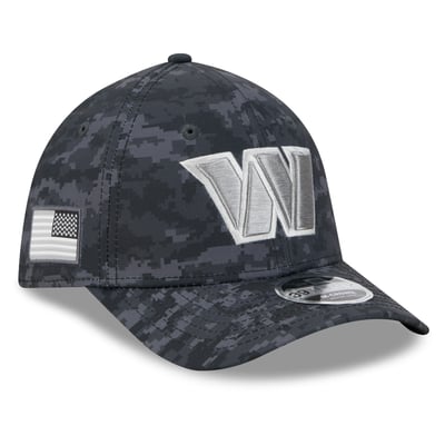 Washington Commanders New Era 2026 Salute To Service 39THIRTY M-Crown Stretch Hat - Black