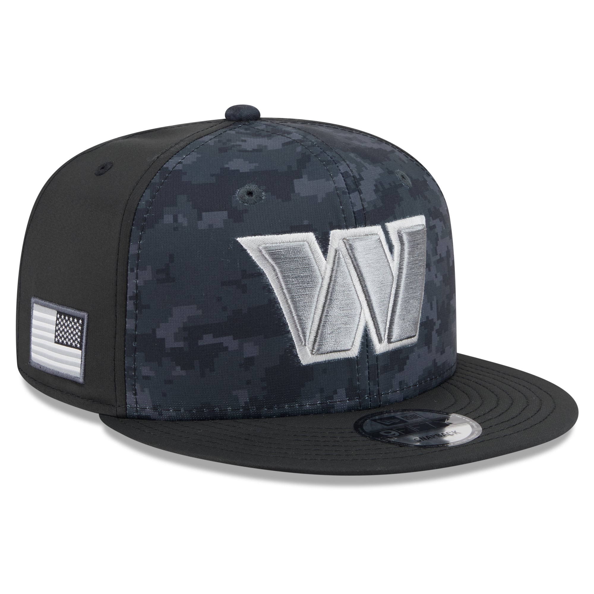 Men's New Era Black Washington Commanders 2026 Salute To Service 9FIFTY ...