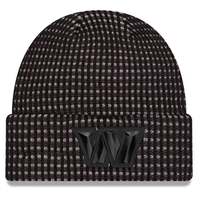Washington Commanders New Era 2026 Sideline Cold Weather  Cuffed Knit Hat - Black