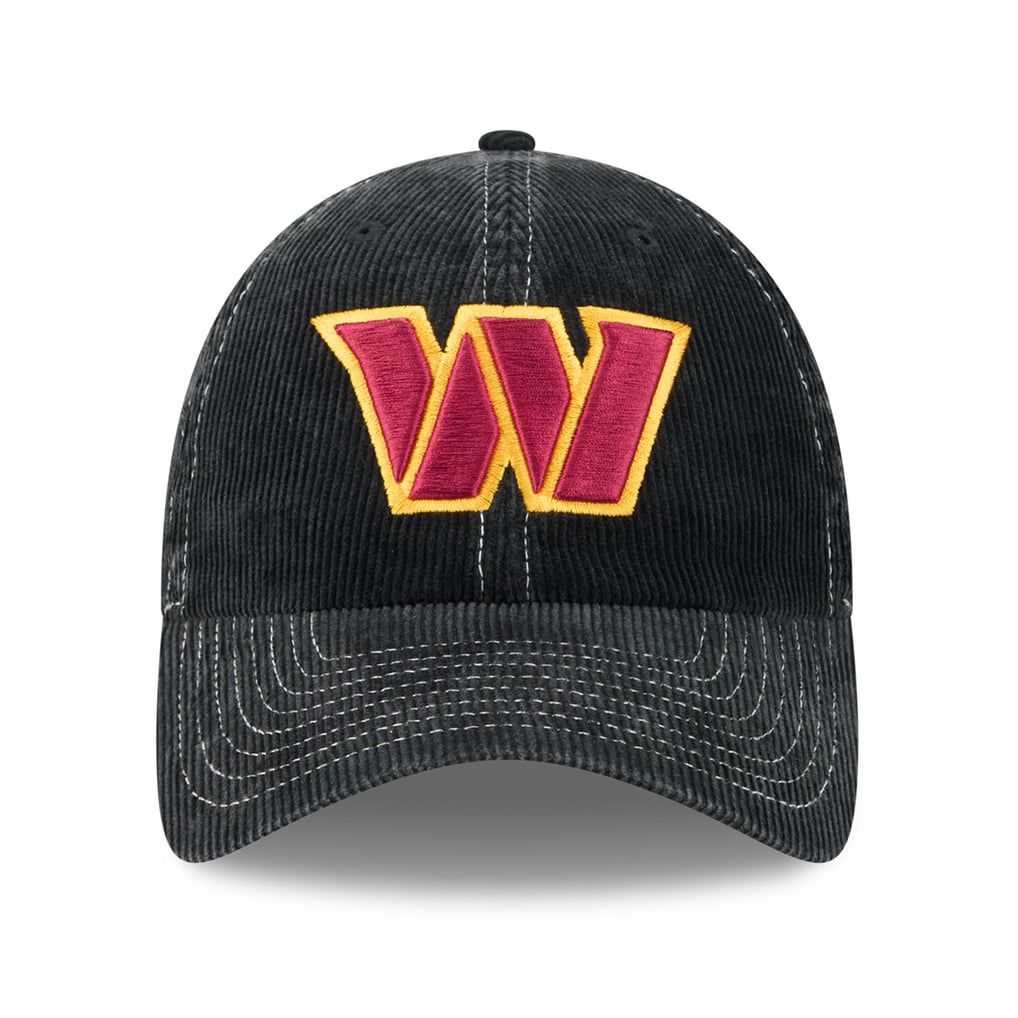 Washington Commanders New Era Corduroy Casual Classic Adjustable Hat - Black