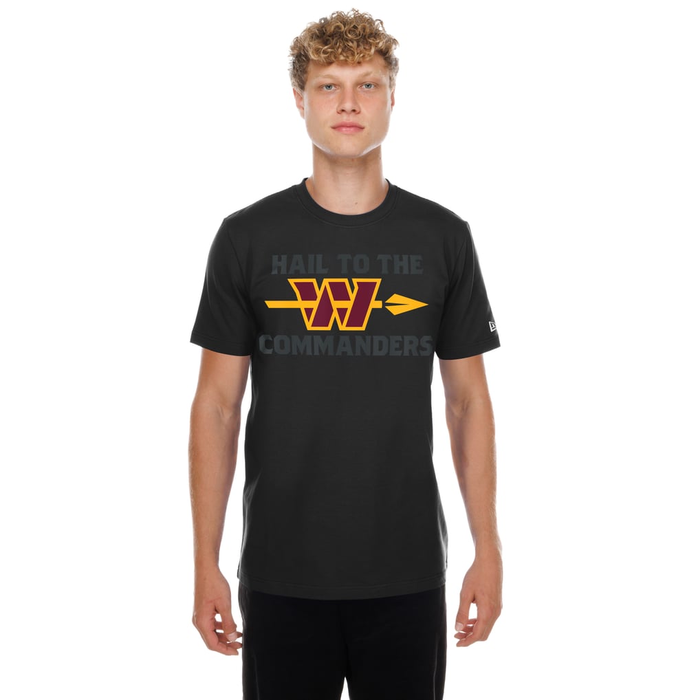 Washington Commanders New Era Hail to the Commanders T-Shirt - Black