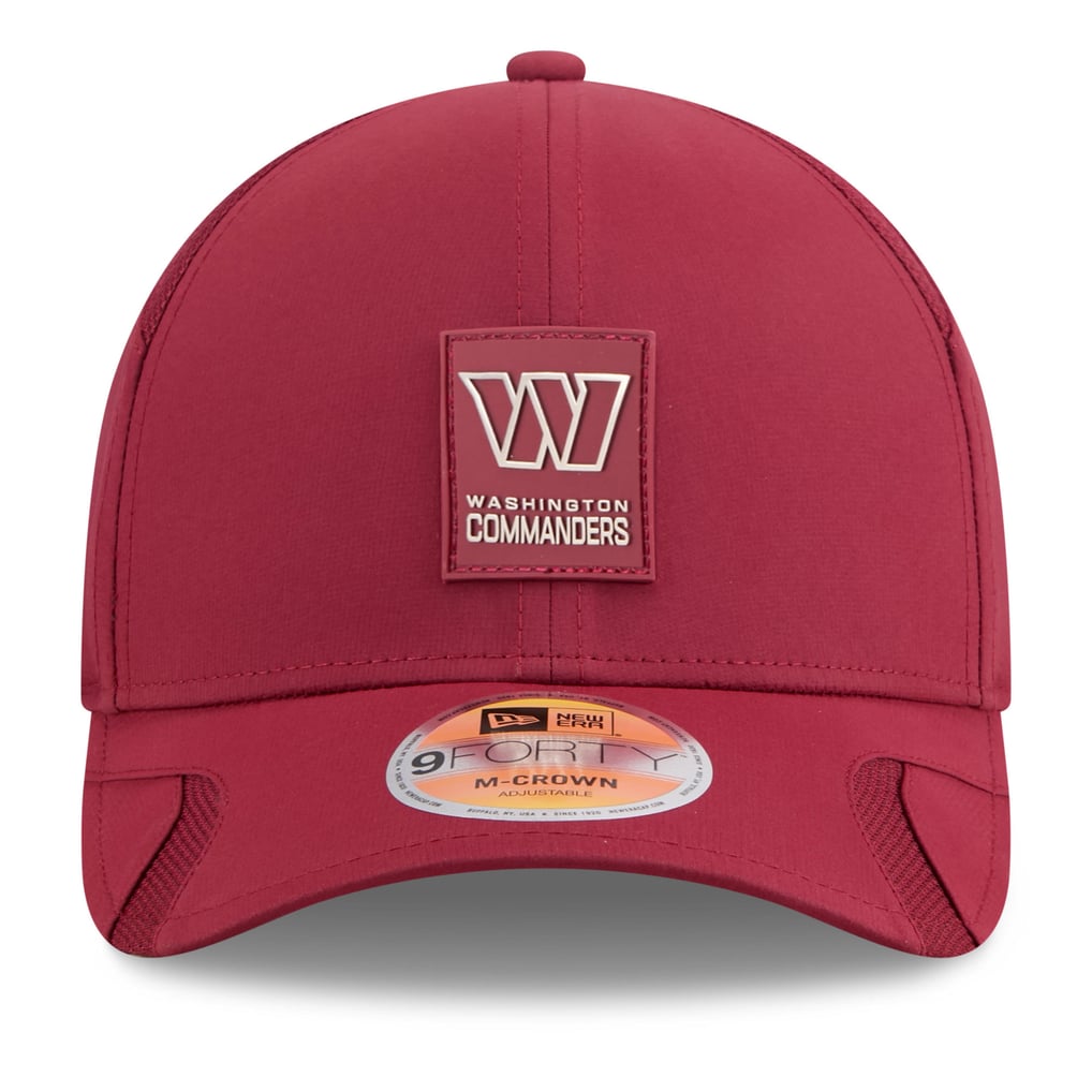 Washington Commanders New Era 2025 Sideline  M-Crown 9FORTY Adjustable Hat - Burgundy