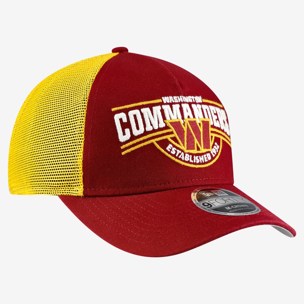 Washington Commanders New Era 9FORTY A-Frame Adjustable Hat - Burgundy
