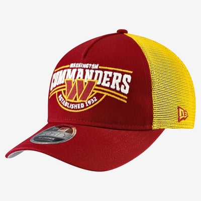 Washington Commanders New Era 9FORTY A-Frame Adjustable Hat - Burgundy
