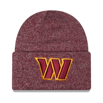 Washington Commanders New Era Marled Cuffed Knit Hat - Burgundy
