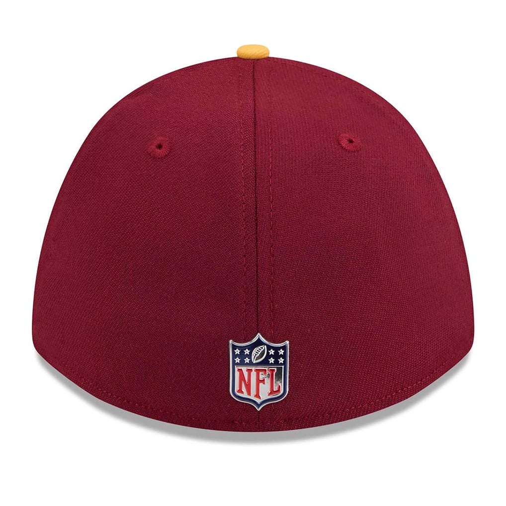 Washington Commanders New Era 2026 NFL Draft 39THIRTY M-Crown Flex Hat - Burgundy/Gold