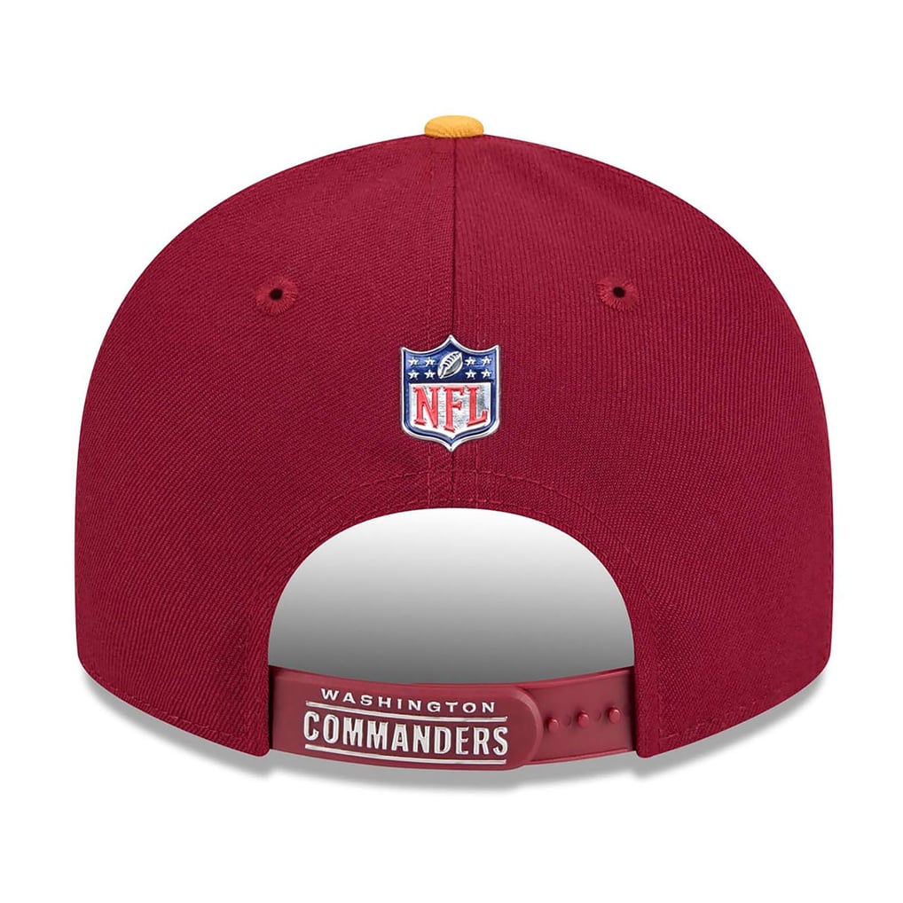  Washington Commanders New Era 2026 NFL Draft On Stage Pre-Curved 9FIFTY Snapback Hat - Burgundy/Gold