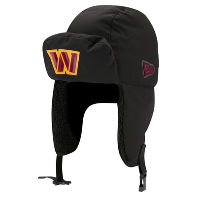 Washington Commanders New Era 2026 Sideline Cold Weather  Trapper Hat - Charcoal