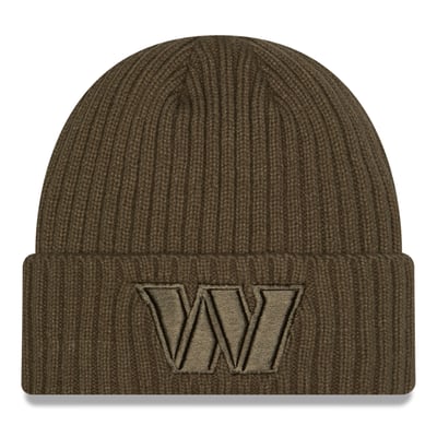  Washington Commanders New Era Color Pack Cuffed Knit Hat - Olive