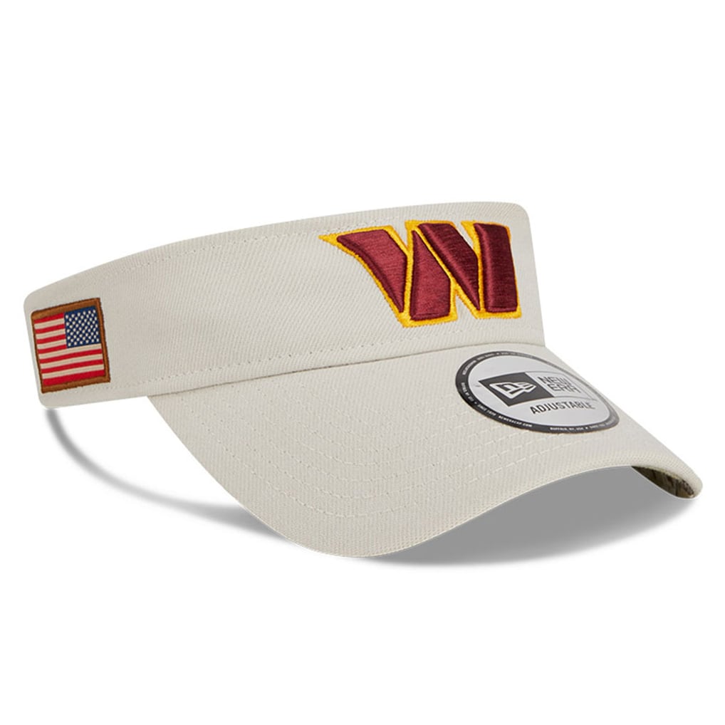  Washington Commanders New Era 2023 Salute To Service Visor - Stone