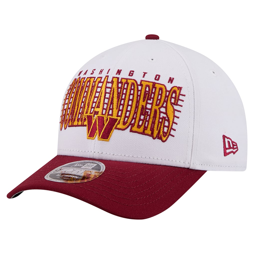 Washington Commanders New Era Loyal 9FORTY M-Crown Adjustable Hat - White/Burgundy