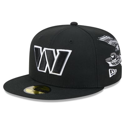 Washington Commanders New Era x BJ Betts 2026 Salute To Service Lifestyle 59FIFTY Fitted Hat - Black