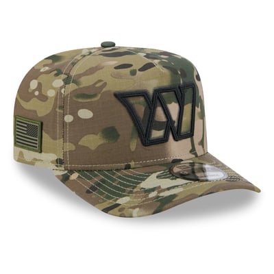 Washington Commanders New Era x BJ Betts 2026 Salute To Service 9FIFTY A-Frame Snapback Hat - Camo