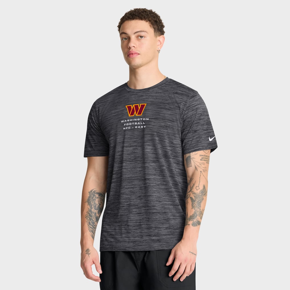 Washington Commanders Nike Velocity Ball Carrier Dri-FIT T-Shirt - Anthracite