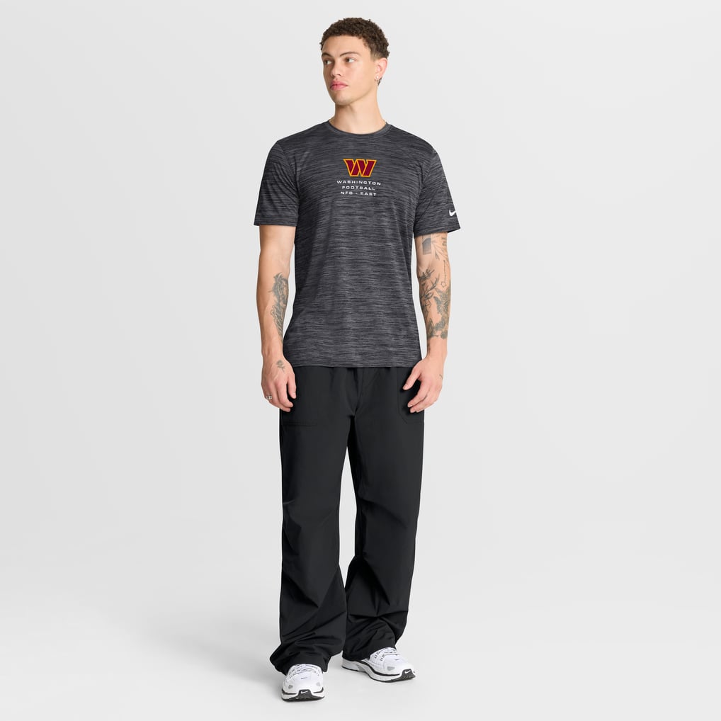 Washington Commanders Nike Velocity Ball Carrier Dri-FIT T-Shirt - Anthracite